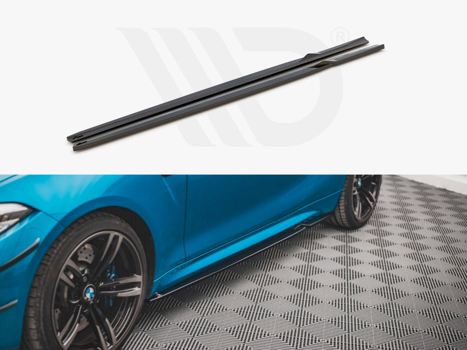 Side Skirts Diffusers V.2 Bmw M2 F87 (2016-2020)