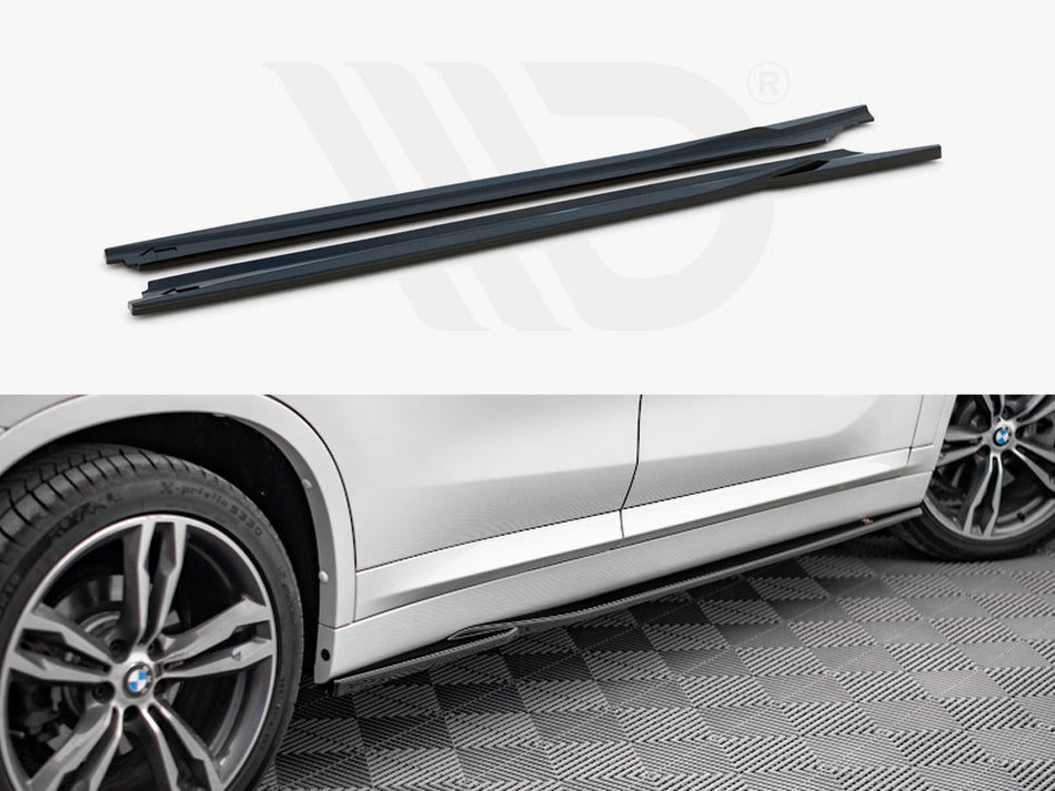 Side Skirts Diffusers Bmw X1 M-pack F48 (2015-2019)