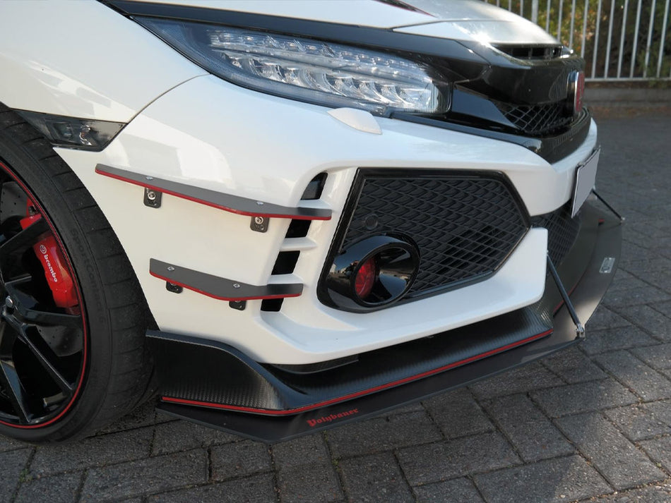 Front Canards Honda Civic MK10 Type-r (2017-UP)