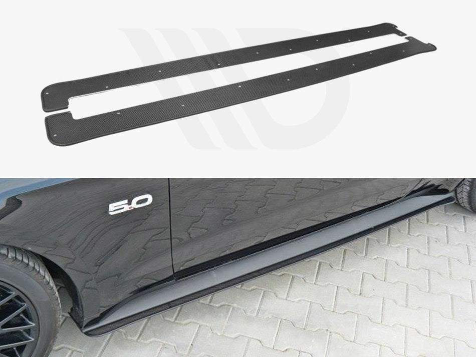 Ford Mustang MK6 GT - Racing Side Skirts Diffusers (2014-17)