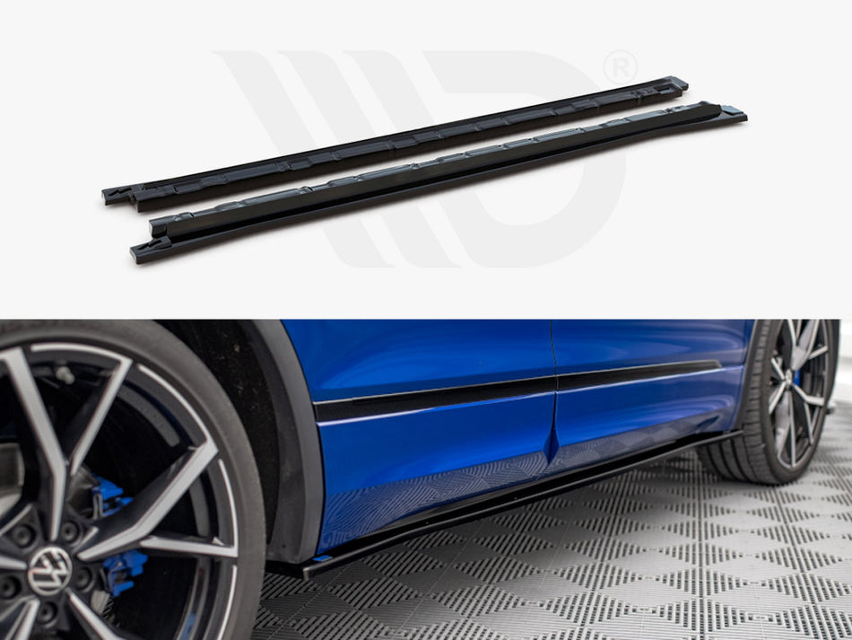 Side Skirts Diffusers VW Tiguan R  / R-line MK2 Facelift (2020-)