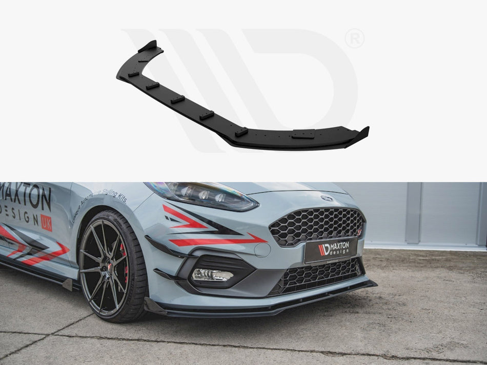 Maxton Racing Front Splitter (+flaps) Ford Fiesta MK8 ST/ ST Line (2017-)