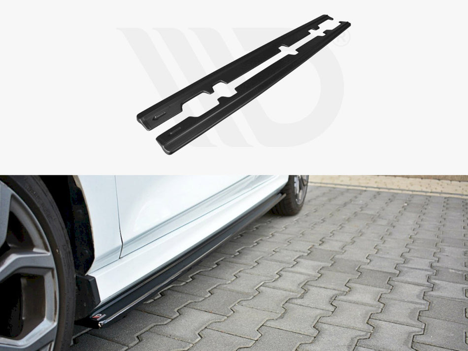 Side Skirts Diffusers V.1 Ford Fiesta MK8 ST / St-line