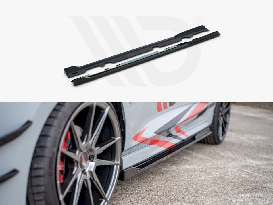 Side Skirts Diffusers V.3 Ford Fiesta MK8 ST / St-line