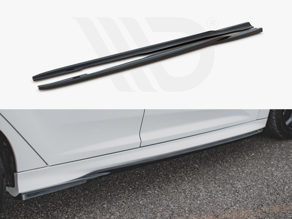 Side Skirts Diffusers V2 Ford Focus ST & RS MK3 (2015-2018)