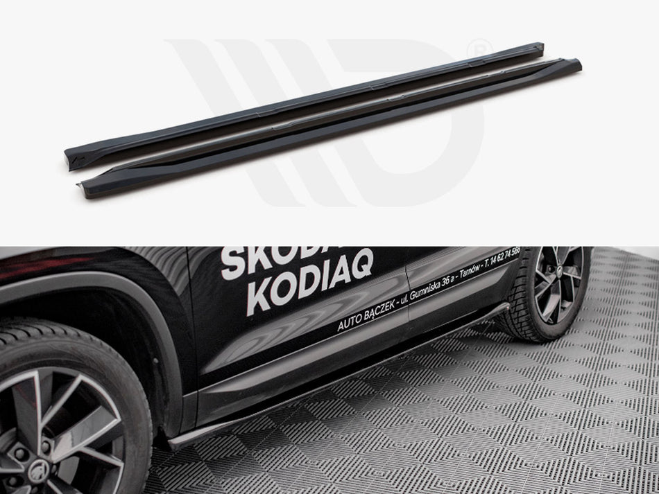 Side Skirts Diffusers Skoda Kodiaq MK1 Facelift (2021-)