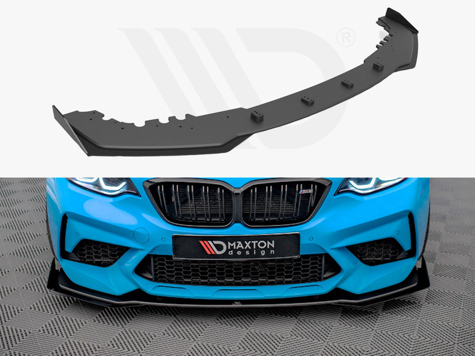 Street PRO Front Splitter V.1 (+flaps) Bmw M2 Competition F87 (2018-2020)