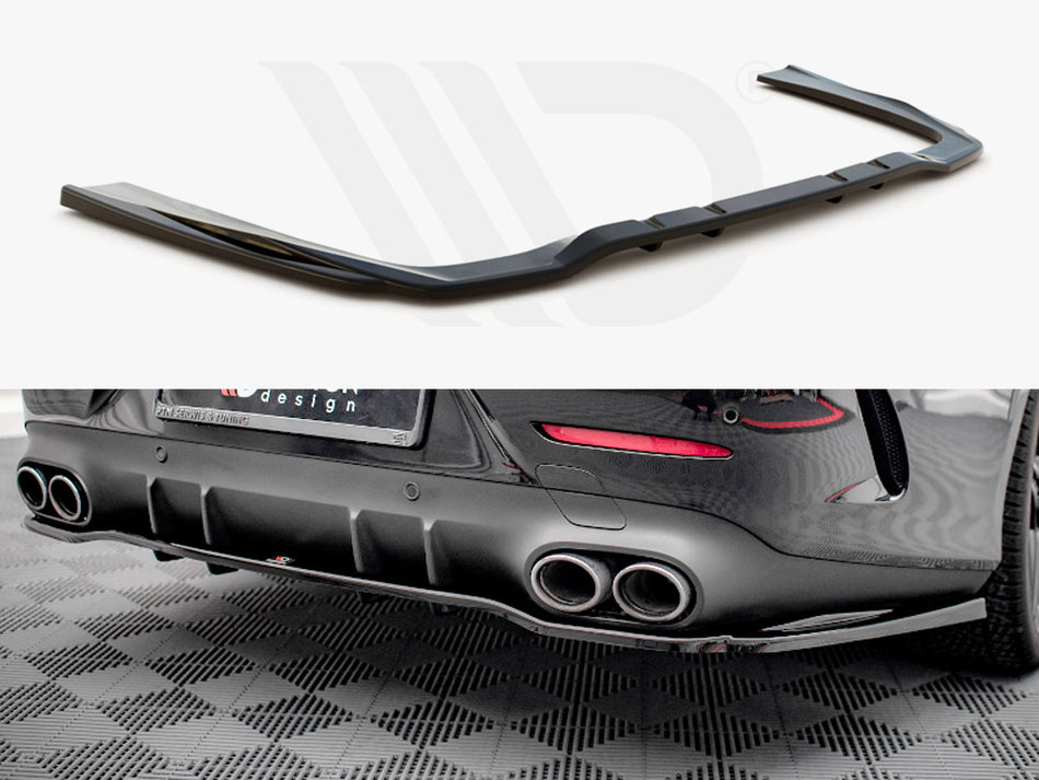 Central Rear Splitter (with vertical bars) Mercedes-AMG GT 63S 4