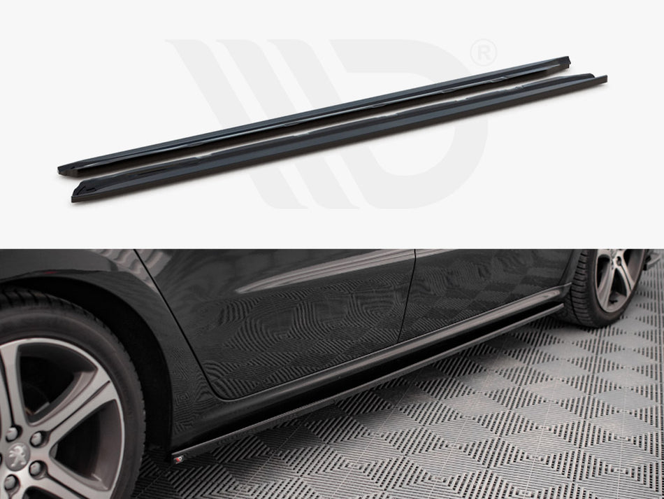 Side Skirts Diffusers Peugeot 508 GT MK1 Facelift (2014-2018)