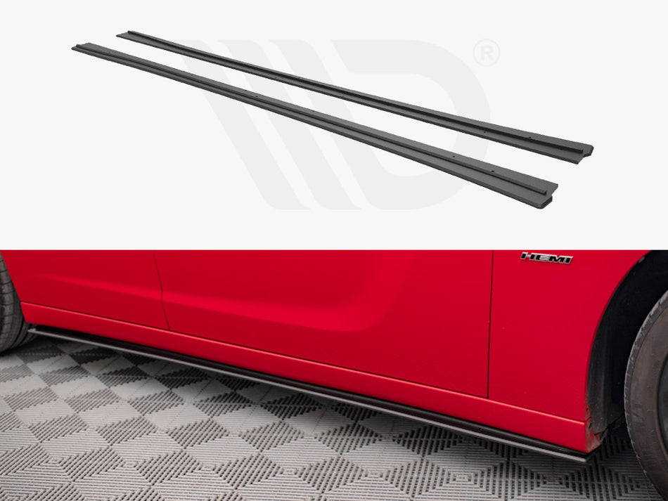 Street PRO Side Skirts Diffusers Dodge Charger RT MK7 Facelift (2014-)