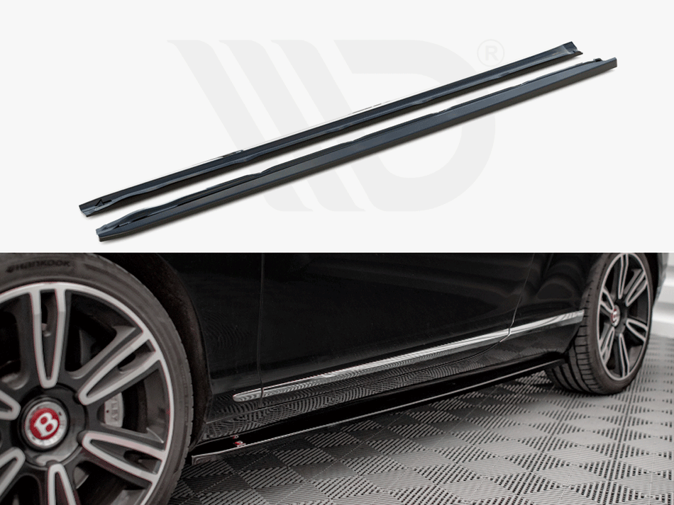 Side Skirts Diffusers Bentley Continental GT V8 S MK2 (2014-2016)