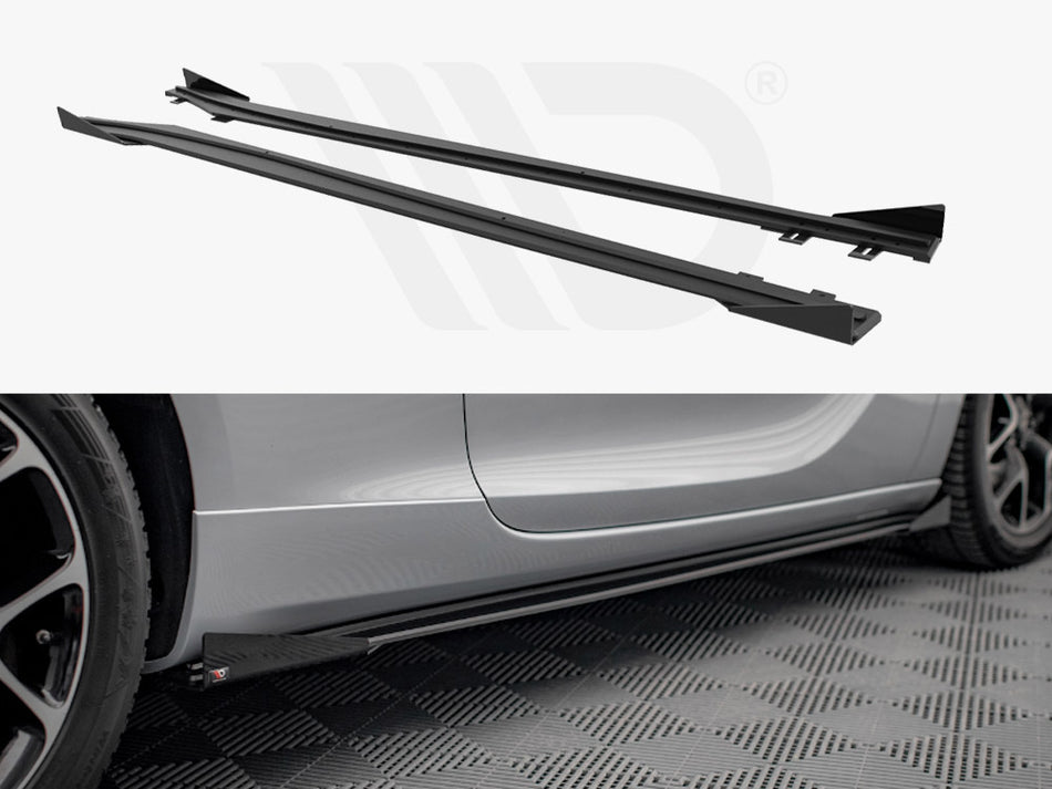 Street PRO Side Skirts Diffusers (+flaps) Opel Astra GTC Opc-line J (2011-2018)
