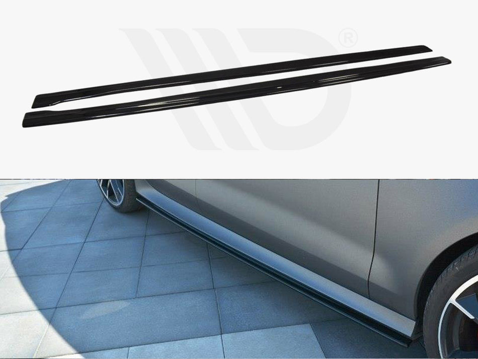 Side Skirts Diffusers Audi RS7 C7 Facelift (2014-2017)