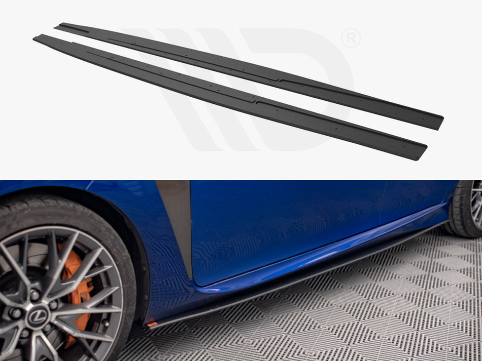 Street PRO Side Skirts Diffusers Lexus GS F Mk4 Facelift