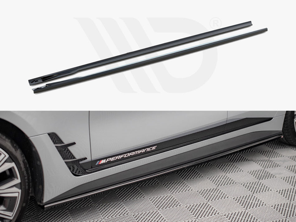 Side Skirts Diffusers V.1 BMW 4 Gran Coupe M-Pack G26