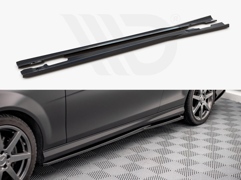 SIDE SKIRTS DIFFUSERS MERCEDES C COUPE AMG-LINE C204