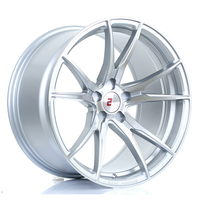 2FORGE ZF2 19x10.5 ET15-40 5x114 SILVER POLISHED FACE