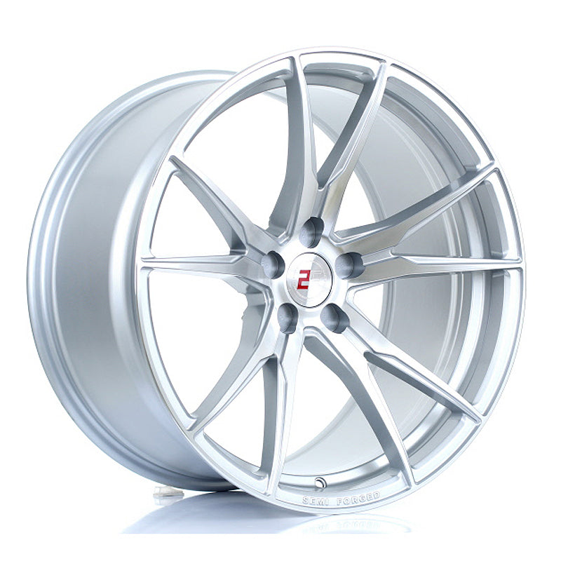 2FORGE ZF2 20x10.5 ET9-40 5x120.65 SILVER POLISHED FACE