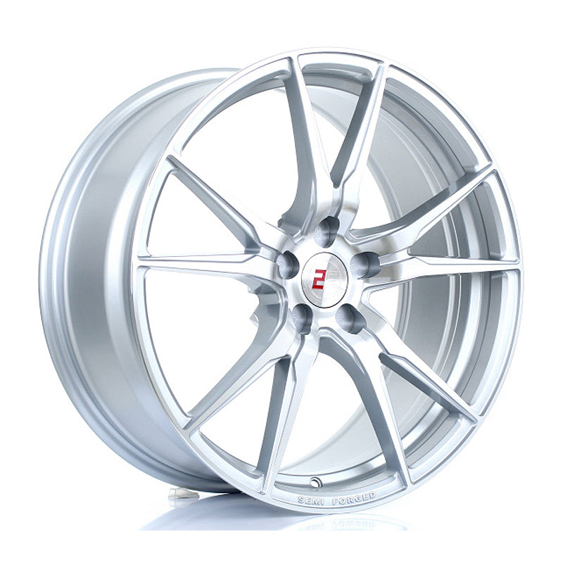 2FORGE ZF2 20x9 ET15-60 5x100 SILVER POLISHED FACE