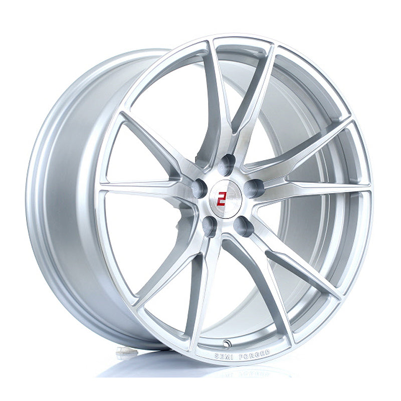 2FORGE ZF2 20x9.5 ET9-45 5x100 SILVER POLISHED FACE