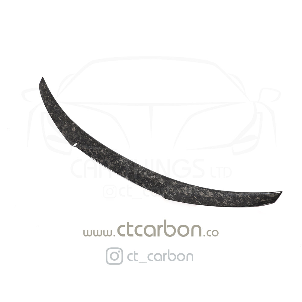 BMW M3 F80 & F30 3 SERIES FORGED CARBON FIBRE SPOILER - V STYLE - CT Carbon