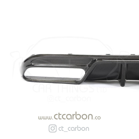 MERCEDES W205 C63 & C63S SALOON 4DR CARBON DIFFUSER - CT DESIGN - CT Carbon