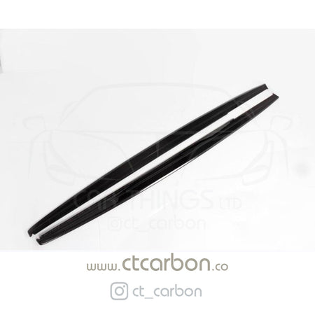 BMW F30 3 SERIES CARBON FIBRE SIDE SKIRTS - MP STYLE - CT Carbon