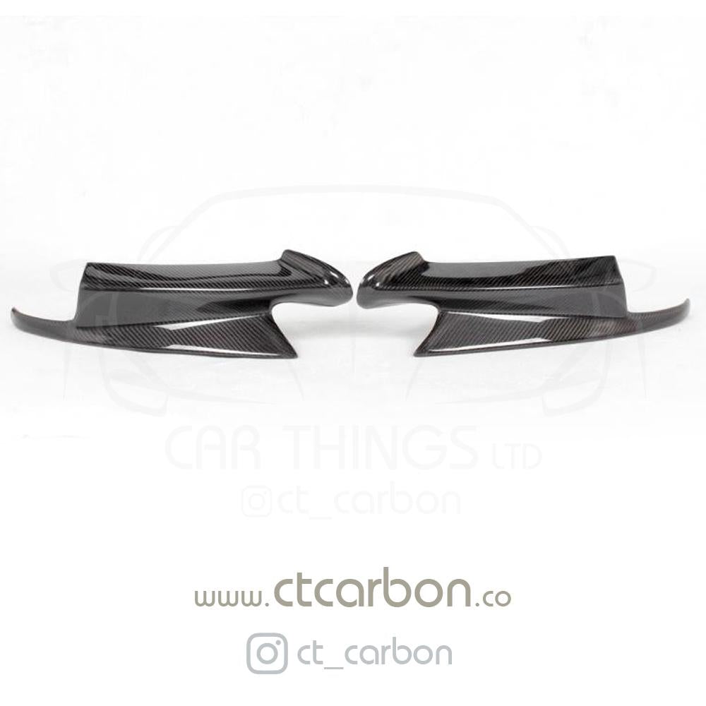 BMW M3 (E92/E90) CARBON FRONT CANARD SPLITTERS - MP STYLE - CT Carbon