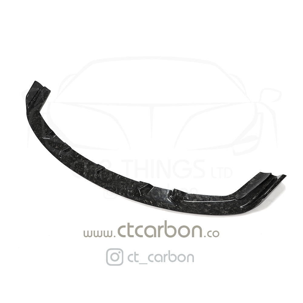 BMW M2C F87 FORGED CARBON FIBRE SPLITTER - 3D STYLE - CT Carbon