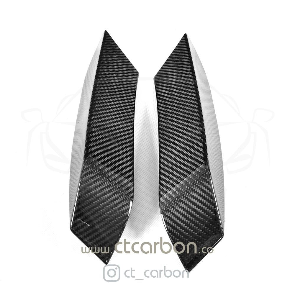 BMW M3/M4 (F80 F82 F83) UPPER FRONT CARBON FIBRE CANARDS - CT Carbon