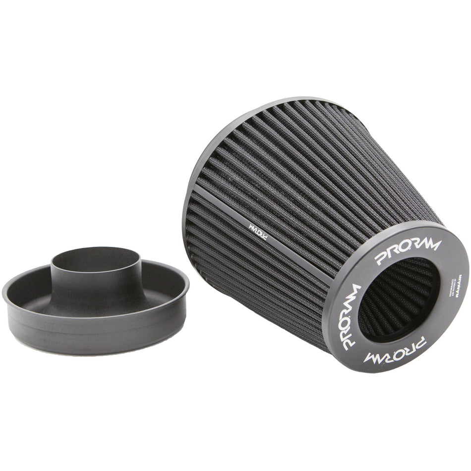 Ramair PRORAM 90mm OD Neck Large Cone Air Filter with Velocity Stack