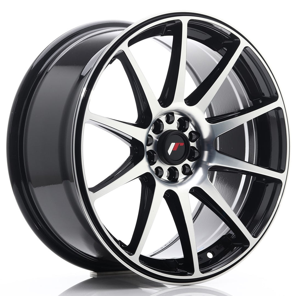 JR Wheels JR11 18x8.5 ET40 5x112/114 Black Machined