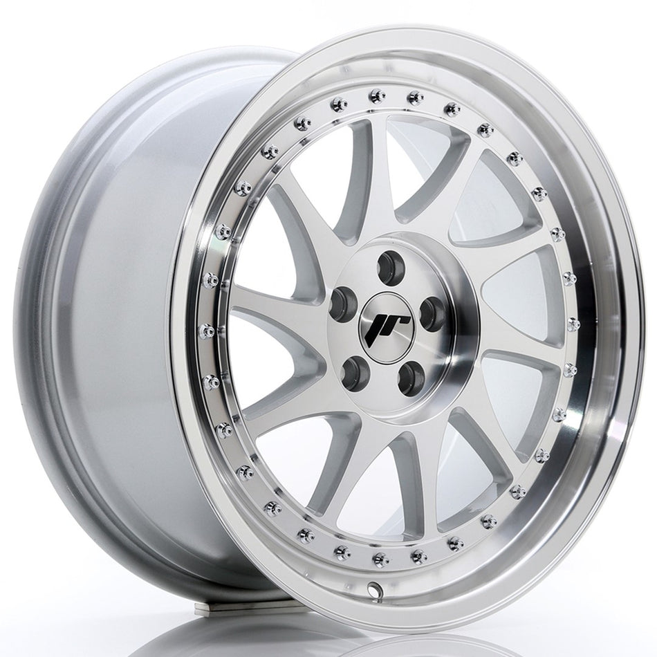 JR Wheels JR26 18x8.5 ET40 5x112 Silver Machined Face