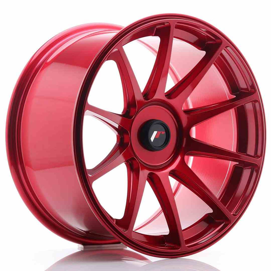 JR Wheels JR11 18x9.5 ET20-30 Blank Platinum Red