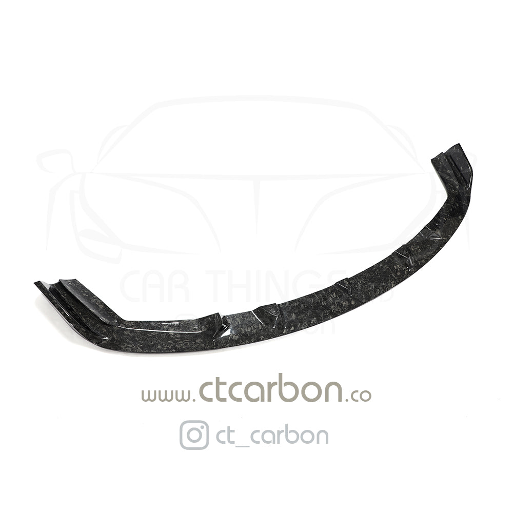 BMW M2C F87 FORGED CARBON FIBRE SPLITTER - 3D STYLE - CT Carbon