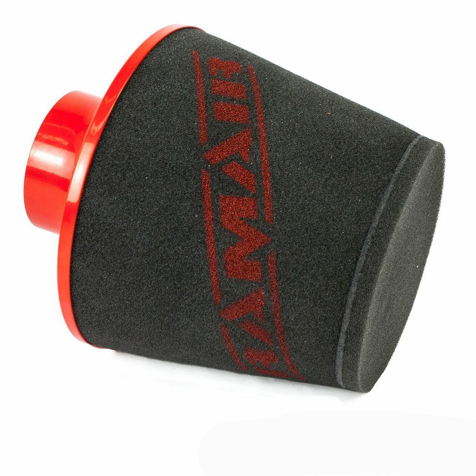 Ramair JS-109-RD 100mm OD Neck Red Large Aluminium Base Cone Filter