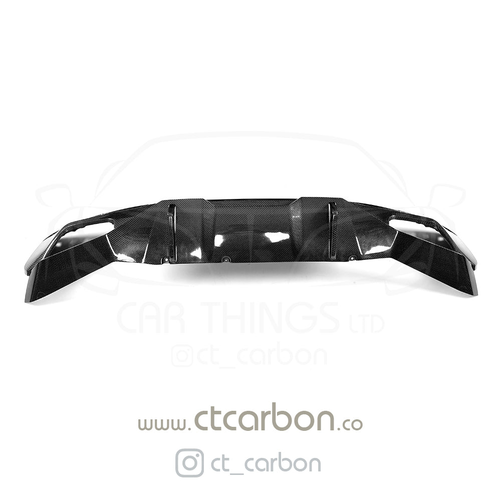 BMW G30 M SPORT CARBON FIBRE DIFFUSER - OEM+ CT STYLE - CT Carbon