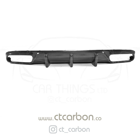 MERCEDES W205 C63 & C63 COUPE 2DR CARBION DIFFUSER - OEM+ CT STYLE - CT Carbon