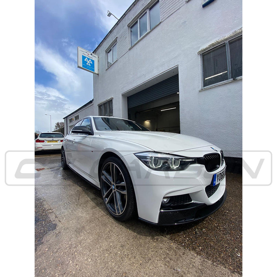 BMW 3 SERIES F30 MATTE BLACK FULL KIT (TWIN EXHAUST) - MP STYLE - BLAK BY CT CARBON