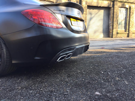 MERCEDES W205 C63 & C63S SALOON 4DR CARBON DIFFUSER - CT DESIGN - CT Carbon