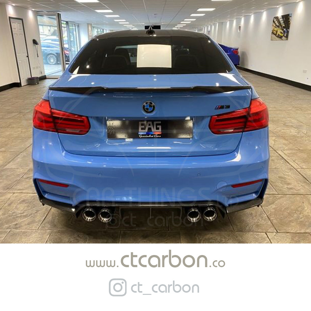 BMW M3 F80 & F30 3 SERIES CARBON FIBRE SPOILER - V STYLE - CT Carbon