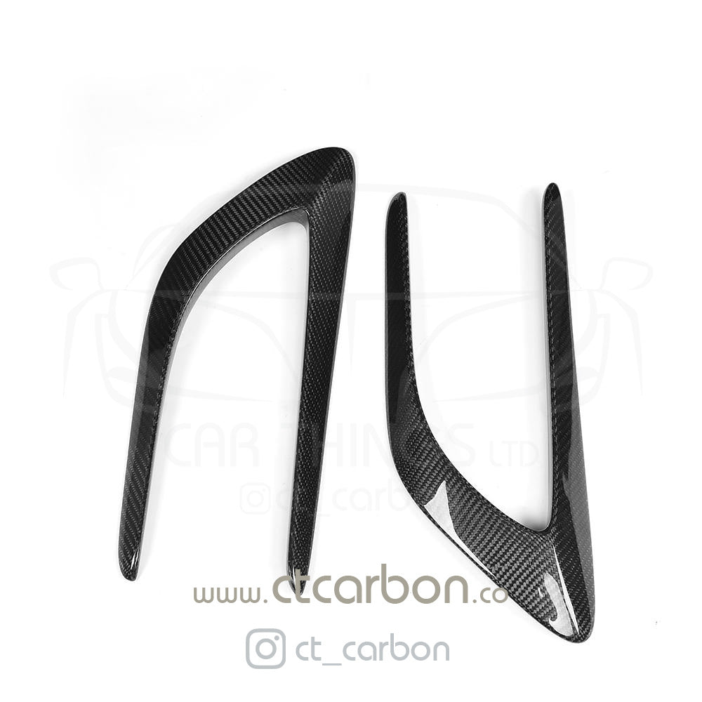 MERCEDES C63/C63S W205 COUPE & SALOON CARBON FIBRE WING TRIMS - CT Carbon