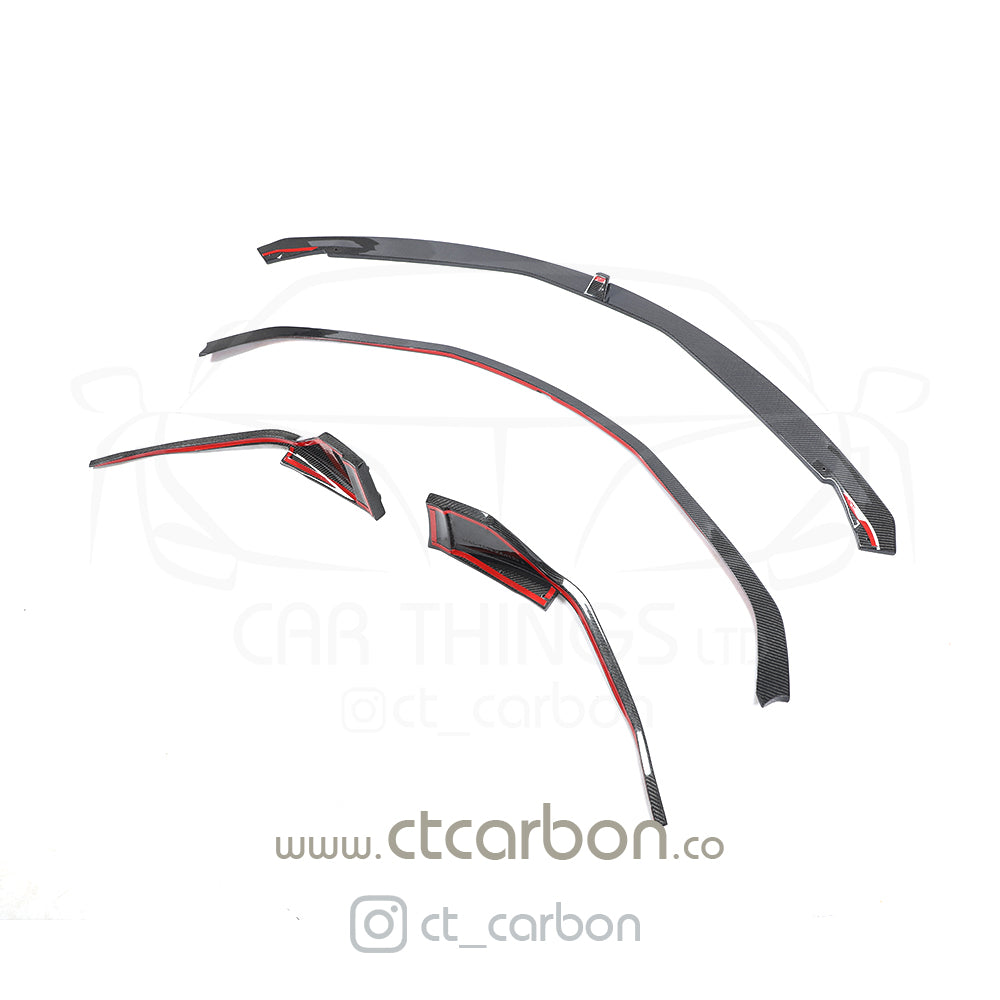 SUPRA A90 CARBON FIBRE SPLITTER - MZ STYLE - CT Carbon