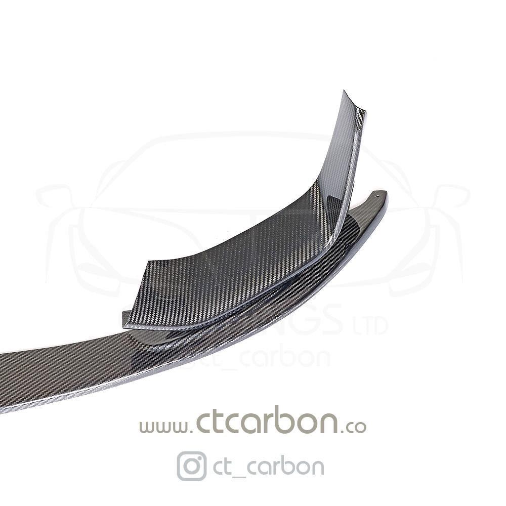 BMW M3/M4 (F80 F82 F83) CARBON FIBRE SPLITTER (3 PIECE) - MP STYLE - CT Carbon