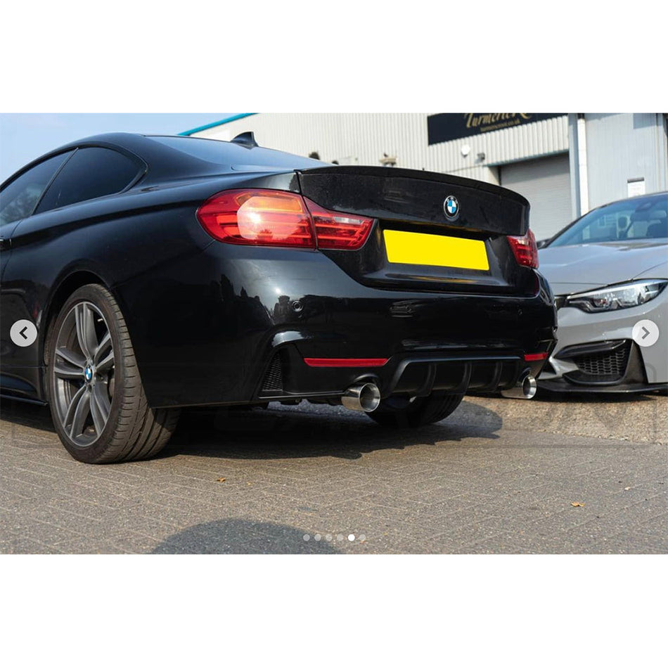 BMW 4 SERIES F33 GLOSS BLACK FULL KIT (TWIN EXHAUST) - MP STYLE - BLAK BY CT CARBON