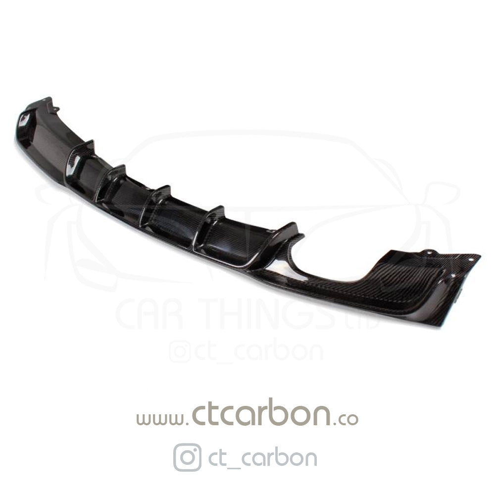 BMW F30 3 SERIES CARBON FIBRE DIFFUSER - MP STYLE - TWIN EXHAUST - CT Carbon