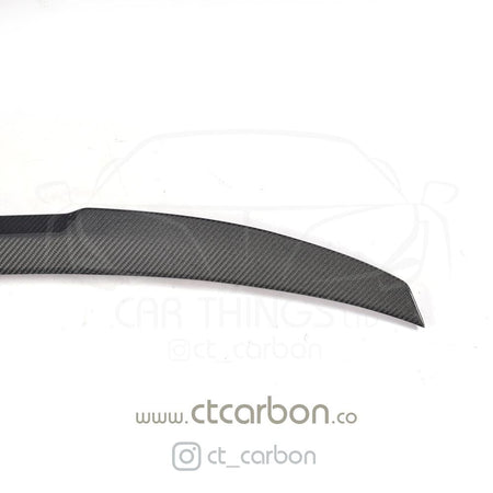 BMW M5 F90 & G30 5 SERIES CARBON FIBRE SPOILER - M4 STYLE - CT Carbon