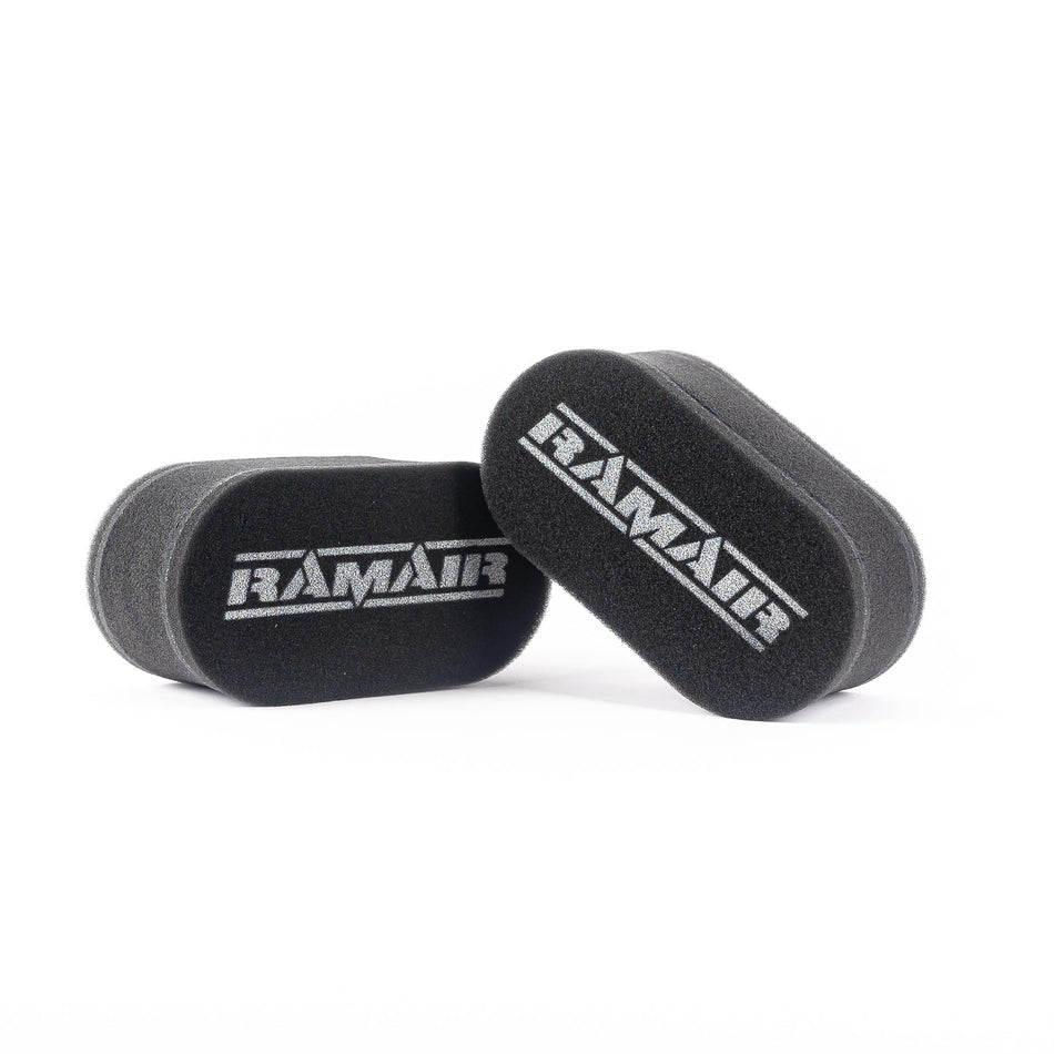 Ramair CS-908 2x Caged Sock Filters For Weber DCEO 40/45 DHLA & DRLA