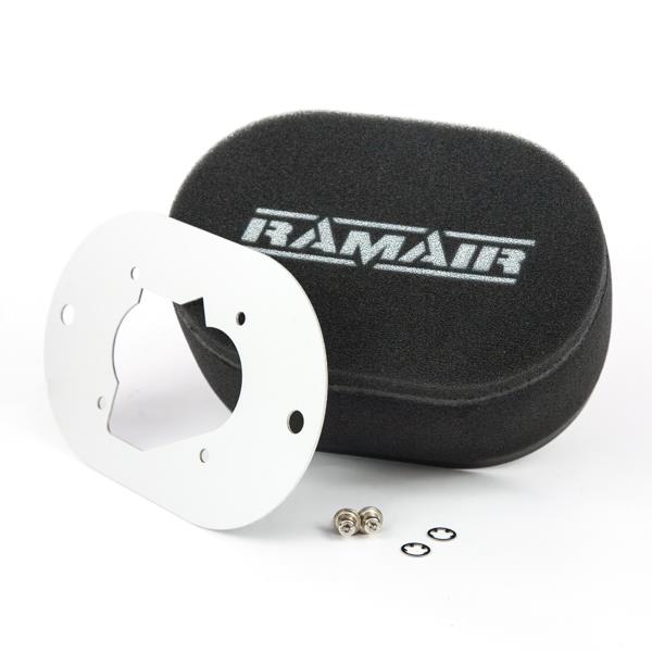 Ramair RS2-239-404 - Carb Air Filter With Baseplate Weber 32/34 DMTL 100mm Internal Height