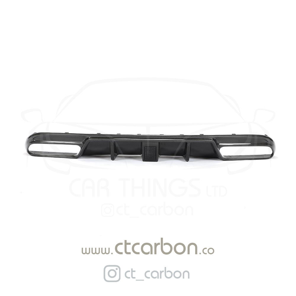 MERCEDES W205 C63 & C63S SALOON 4DR CARBON DIFFUSER - CT DESIGN - CT Carbon